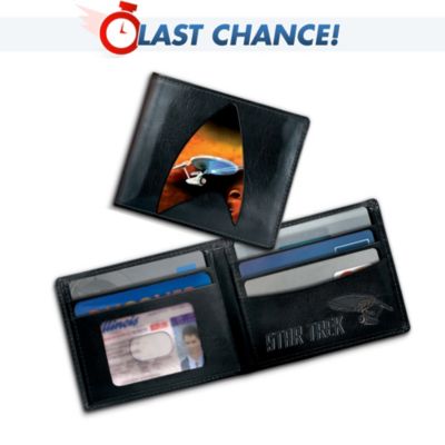 STAR TREK U.S.S. Enterprise Men's Leather Wallet