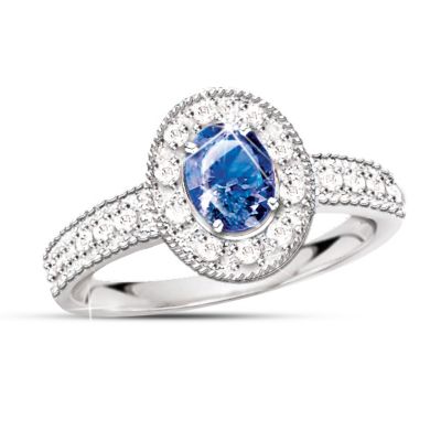 The Legend Of The Sapphire Ring: Sapphire And Diamond Ring