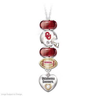 Go Sooners! #1 Fan Charm Necklace