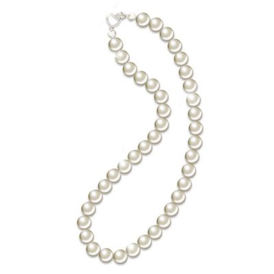 Michelle Obama-Inspired Genuine Mother Of Pearl Necklace: Pearls Of Wisdom
