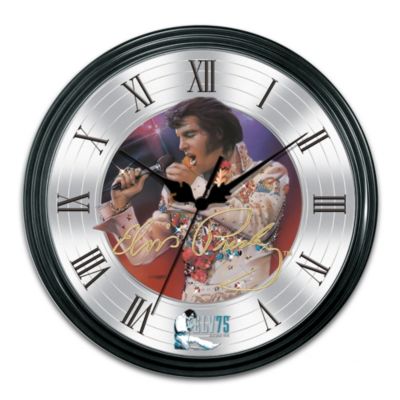 Elvis Presley 75th Anniversary Commemorative Clock