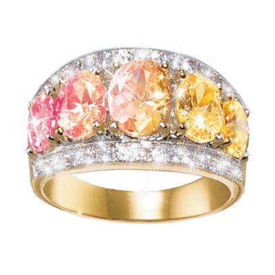 Reflections Of Glamour Solid Sterling Silver Ring