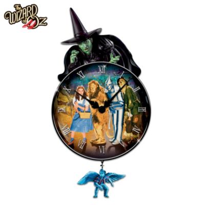 Wizard Of Oz Decorative Wall Clock: I'll Get You, My Pretty!