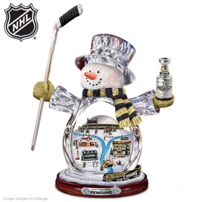 NHL Pittsburgh Penguins� Crystal Snowman Figurine