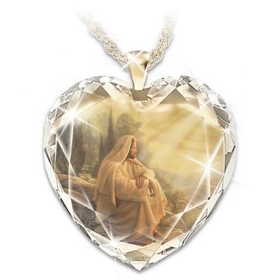 Always With You Crystal Heart Pendant Necklace
