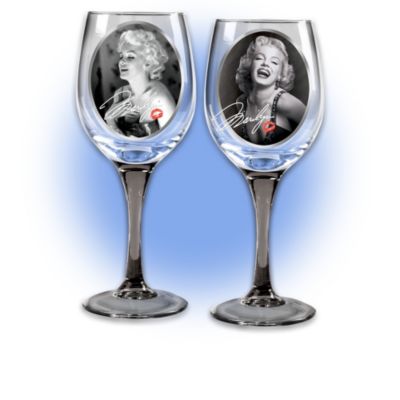 Marilyn Monroe Signature Wine Glassware Set
