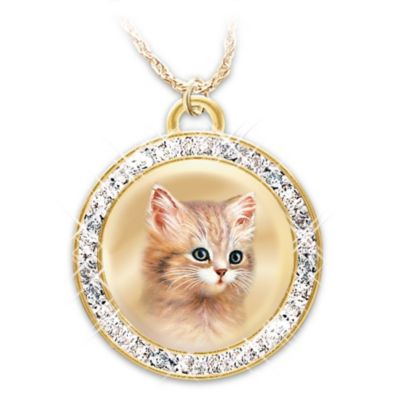 Jurgen Scholz A Cat Is A Friend Fur-Ever Pendant Necklace