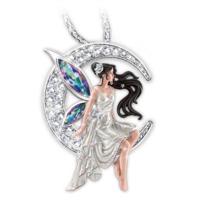 Nene Thomas Wings Of Twilight Fairy Pendant Necklace