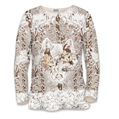 The Eyes Of The Wilderness Women's Artistic Shirt