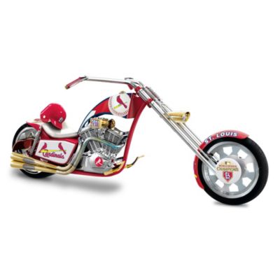 St. Louis Cardinals MLB 2011 World Series Chopper Motorcycle Figurine
