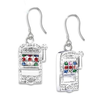 Lucky Jackpot Slot Machine Earrings