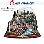 Thomas Kinkade Love In Bloom Musical Water Globe: Love Is In The Air