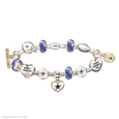 Dallas Cowboys #1 Fan Charm Bracelet