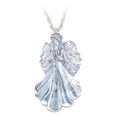 Loving Guardian: Granddaughter Crystal Pendant Necklace 