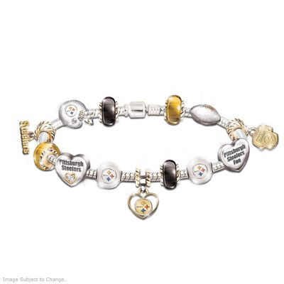Pittsburgh Steelers #1 Fan Charm Bracelet