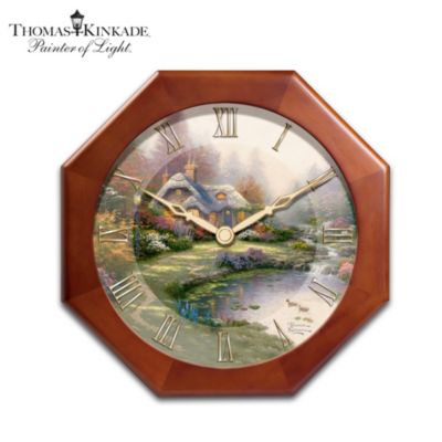 Thomas Kinkade Safe Places Storage Wall Clock