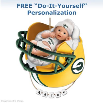 Green Bay Packers Personalized Baby's First Christmas Ornament