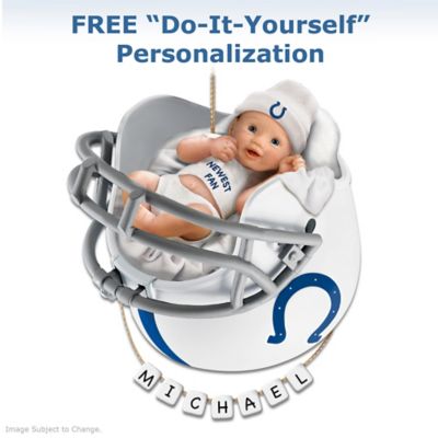 Buy Indianapolis Colts Personalized Baby's First Christmas Ornament