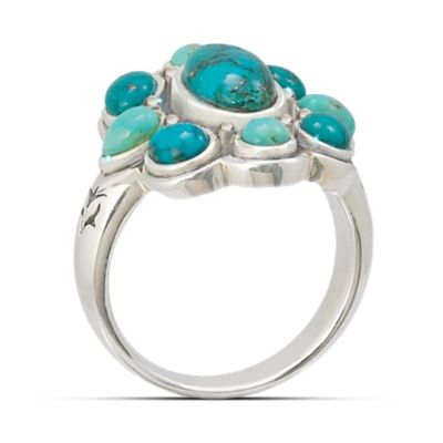 Pieces Of Heaven Sterling Silver And Genuine Turquoise Ring turquoise ring