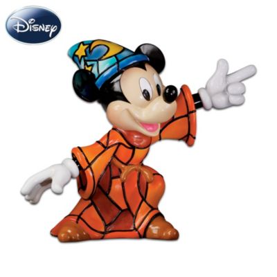 Mickey Mouse From The Sorcerer's Apprentice Louis Comfort Tiffany-Style Accent Lamp