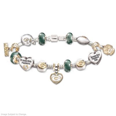 Green Bay Packers #1 Fan Charm Bracelet