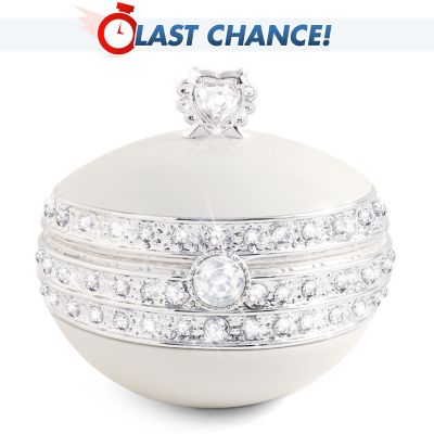 "Today, Tomorrow, Always" Jeweled Music Box