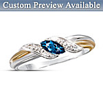 Embrace Personalized Birthstone Ring