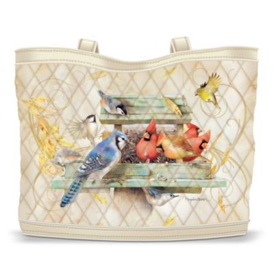Morning Serenade Quilted Tote Bag