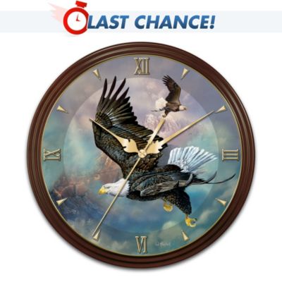Eagle's Triumph Masterpiece Wall Clock