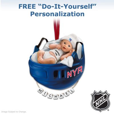 New York Rangers&reg; Personalized Baby's First Ornament