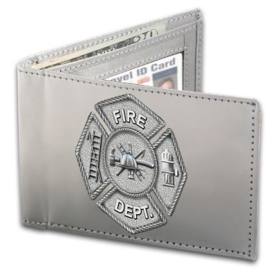 Firefighter Stainless Steel Wallet