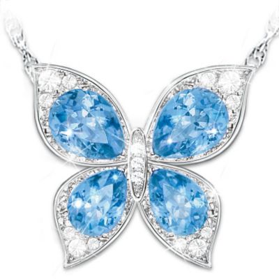 Wings Of Beauty Color-Changing Butterfly Pendant Necklace