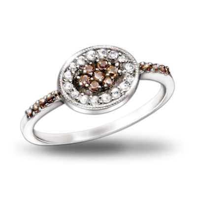 Chocolate Elegance Diamond Ring