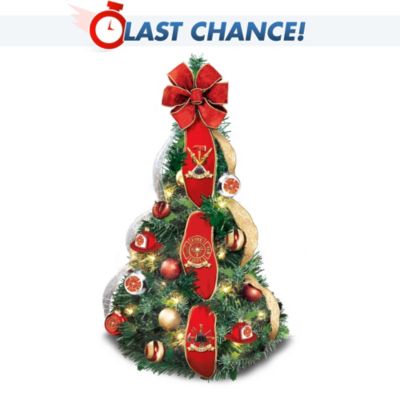 Firefighter Pre-lit Christmas Tree