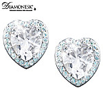 Daughter, Always In My Heart Diamonesk Earrings