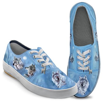 Spirit Of The Wilderness: Wolf Art Women's Shoes