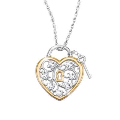 You Hold The Key To My Heart Pendant Necklace
