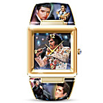 Elvis Presley Art Cuff Watch: The King Of Rock 'N' Roll