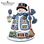 Thomas Kinkade The Night Before Christmas Storytelling Snowman Figurine