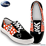 Disney Retro Mickey & Minnie Womens Canvas Shoes