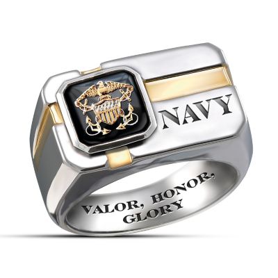 U.S. Navy Men's Ring: For My Sailor