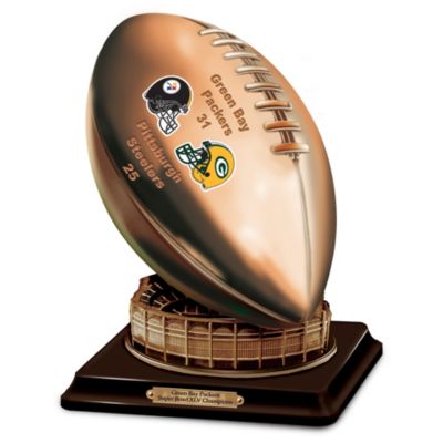 Green Bay Packers 2011 Super Bowl Championship Cold Cast Bronze Figurine