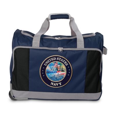Navy Duffel Bag: Comes With A Removable And Adjustable Shoulder Strap