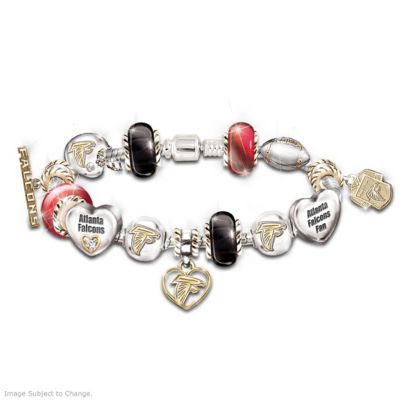 Go Falcons! #1 Fan Charm Bracelet