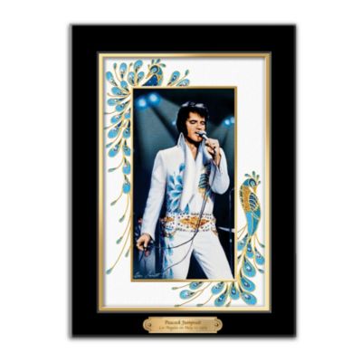 Elvis Presley Canvas Print Wall Decor Peacock Perfection