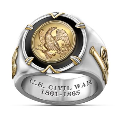 150th Anniversary U.S. Civil War Men's Ring
