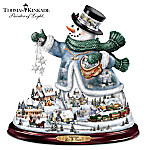 Thomas Kinkade Snowman Tabletop Centerpiece: Let It Snow