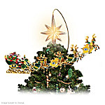 Officially Licensed Green Bay Packers Holiday Pride Super Bowl XLV Rotating Tree Topper