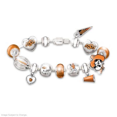 Oklahoma State Cowboys Charm Bracelet