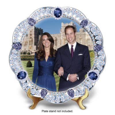 A Royal Engagement: Prince William And Kate Middleton Collector Plate